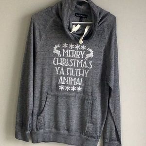 Cowl neck sweatshirt